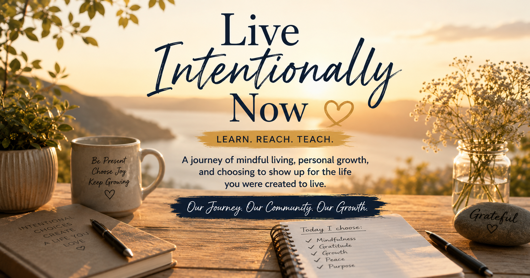 Welcome to Live Intentionally Now: A Journey We Take Together